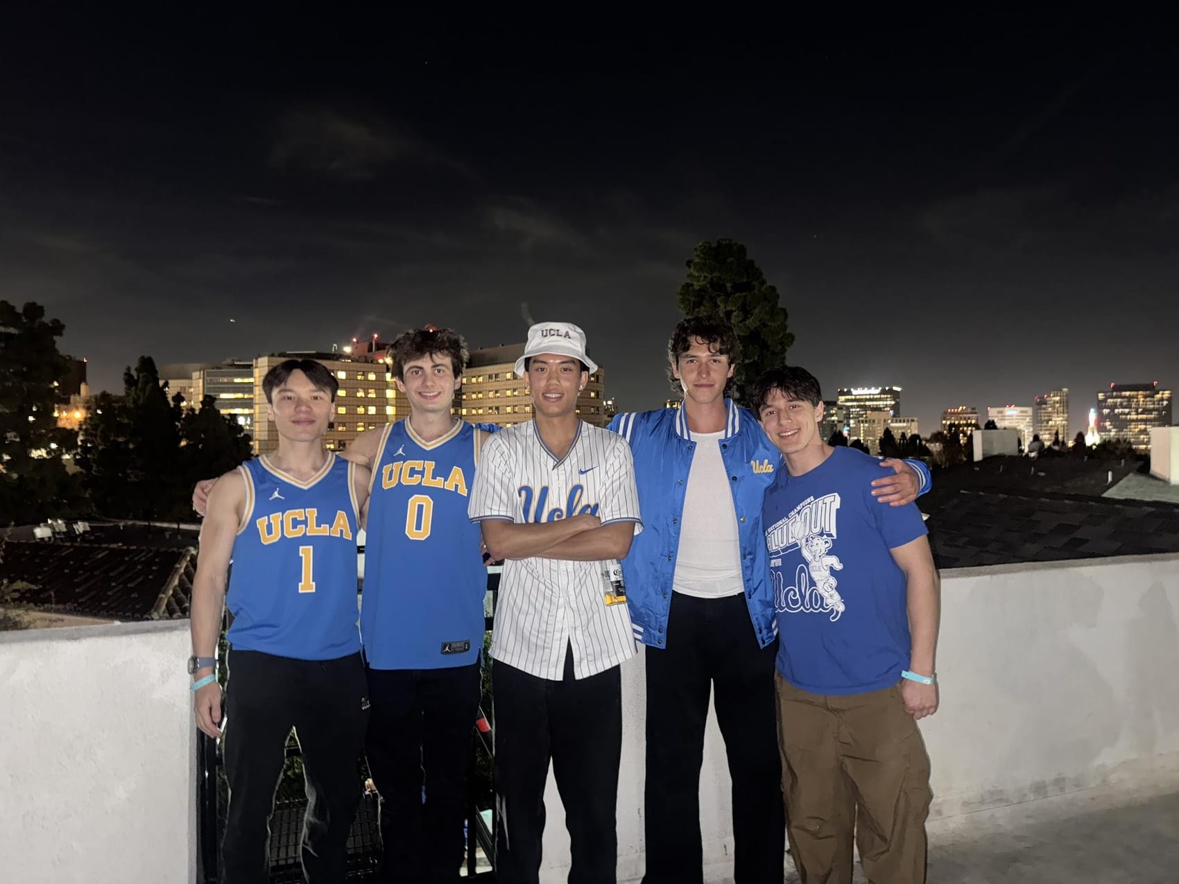 Hudson Pagni with friends